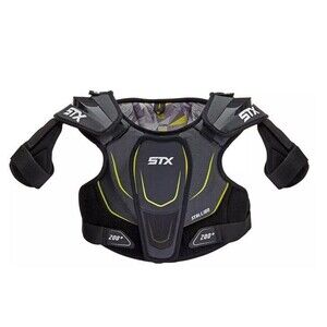 STX STALLION 200 Lacrosse Shoulder Pad Black/Yellow Youth Medium